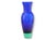 Royal Copenhagen Trio of Cobalt Blue Glass Vases For Sale - Image 4 of 5