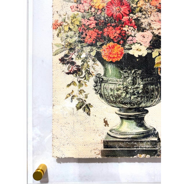 Contemporary Colorful Floral Bouquet - Hand Textured Flower Bouquet For Sale - Image 3 of 8