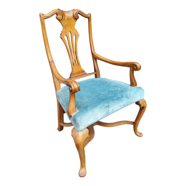 Baroque Armchair, 1940s For Sale