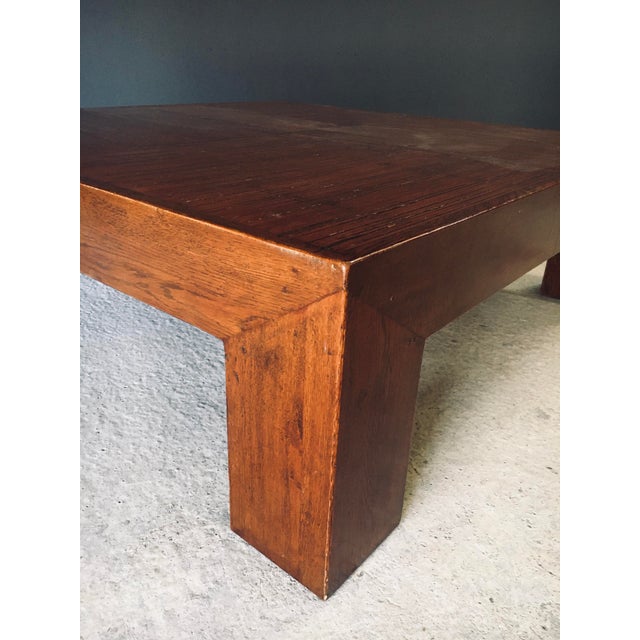 Postmodern Coffee Table in the style of Parsons, 1980s For Sale - Image 15 of 18