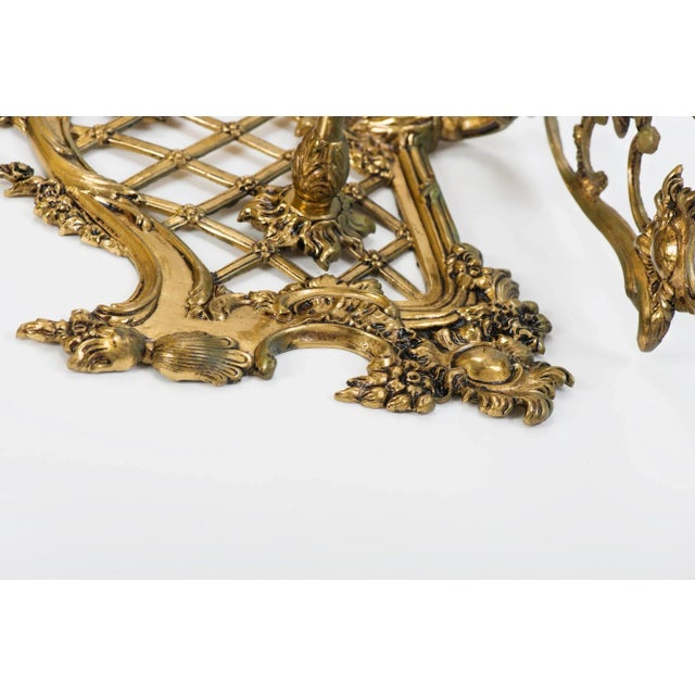 Vintage Brass Coat Rack With 3 Hooks and Hats Shelf For Sale - Image 12 of 13