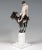 Admirable Art Nouveau Figure Group by Rosenthal. Naked faun-like boy sitting on the back of an ibex, straining his upper...