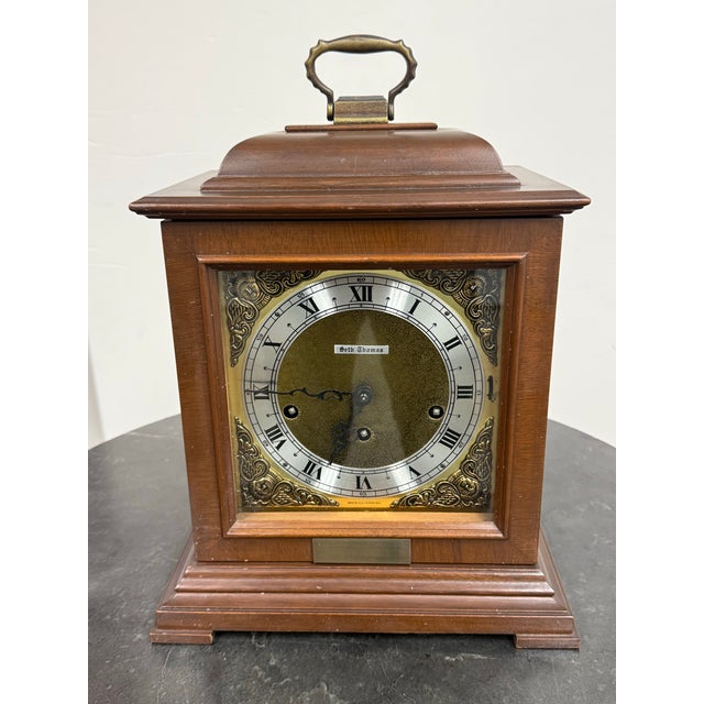 Design Plus Gallery presents a Vintage Legacy Mantel Clock from Seth Thomas. This traditional mechanical clock is housed...