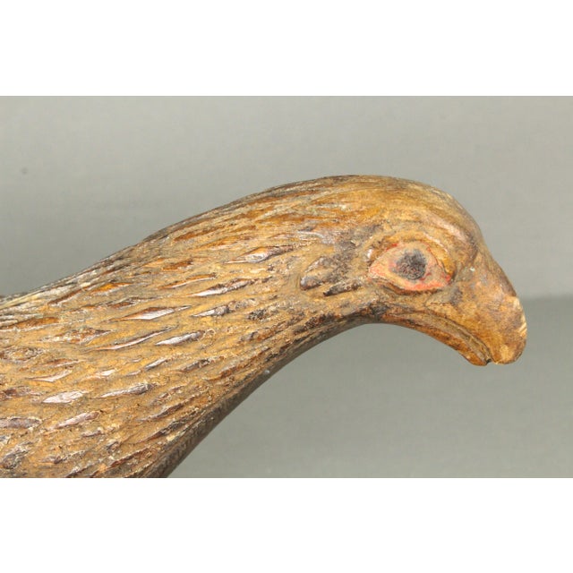 Antique Transylvania Carved Figure of a Bird - Pigeon For Sale - Image 14 of 18