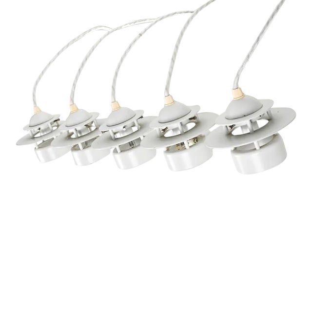 Set of Five 1990s Jens Moller-Jensen Mini Pendants for Louis Poulsen For Sale