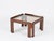 Italian Square Coffee Table with Bronzed Glass by Afra & Tobia Scarpa, 1960s For Sale - Image 3 of 15