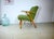 Mid-Century Modern Mid-Century Modern Easy Chair in Green, 1950s For Sale - Image 3 of 8
