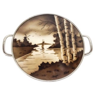 Art Deco Tray, Former Czechoslovakia, 1930s For Sale