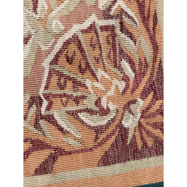 Vintage Aubusson Hand Woven Tapestry, 1990s For Sale - Image 10 of 18