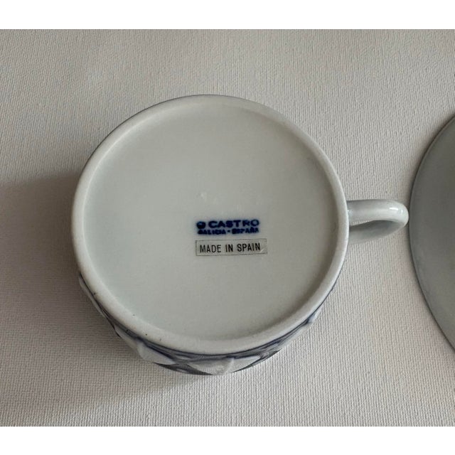 This captivating Castro Navy and White porcelain tea set will create an elegant tone for your guests to enjoy. The White...