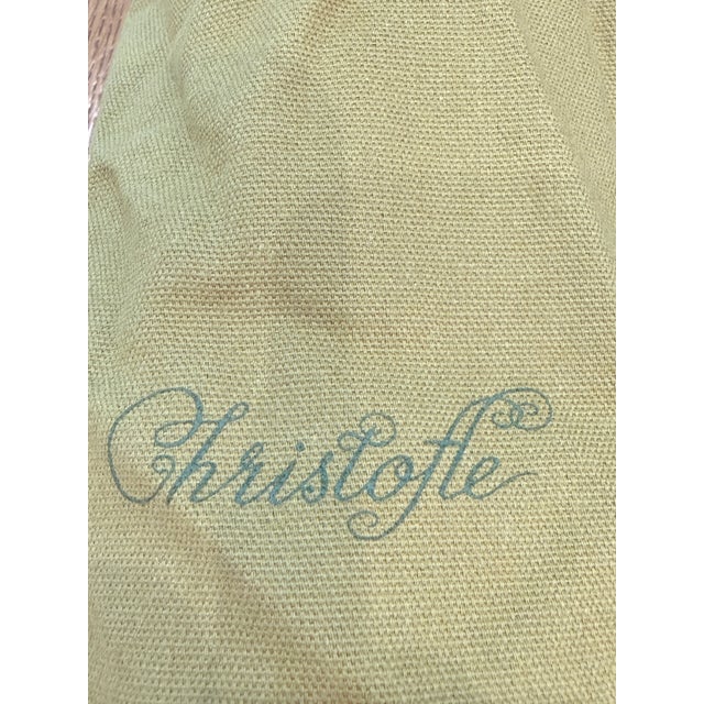 Christofle Pair Christofle Vertigo 3 Ring Candlesticks For Sale - Image 4 of 12