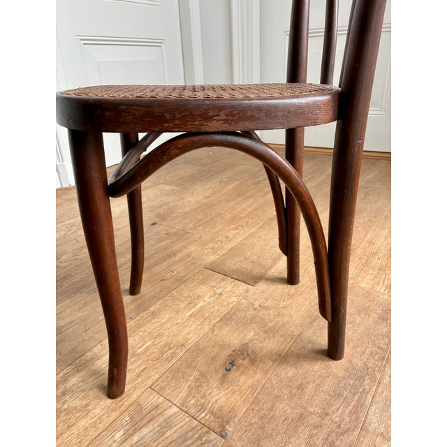 Antique No. 146 Chair with Rattan Webbing Seat by Michael Thonet for Gebrüder Thonet, 1890s For Sale - Image 5 of 13