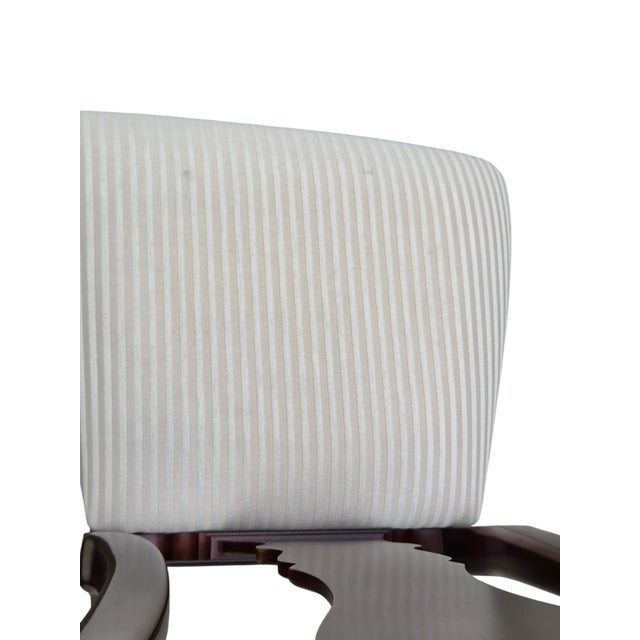 1990s Pair Thomasville Collectors Cherry Queen Ann Dining Room Side Chairs For Sale In Philadelphia - Image 6 of 13