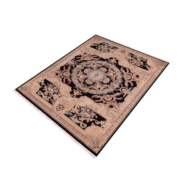 Designed with mesmerizing intricacy and gorgeous color palette, this hand-knotted masterpiece demonstrates the beauty and...
