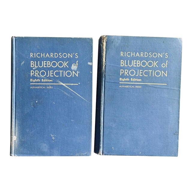 1953 Richardson's Bluebook of Projection - 2 Copies For Sale