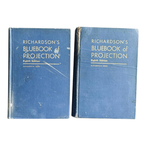 1953 Richardson's Bluebook of Projection - 2 Copies