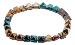 Fancy Hematite Stone Beaded Ankle Bracelet