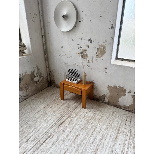 Elm Bedside Table from Maison Regain, 1970s For Sale - Image 6 of 18