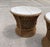Marzio Cecchi Studio Most Rope Travertine Top Side Tables or Nightstands, a Pair For Sale - Image 12 of 12