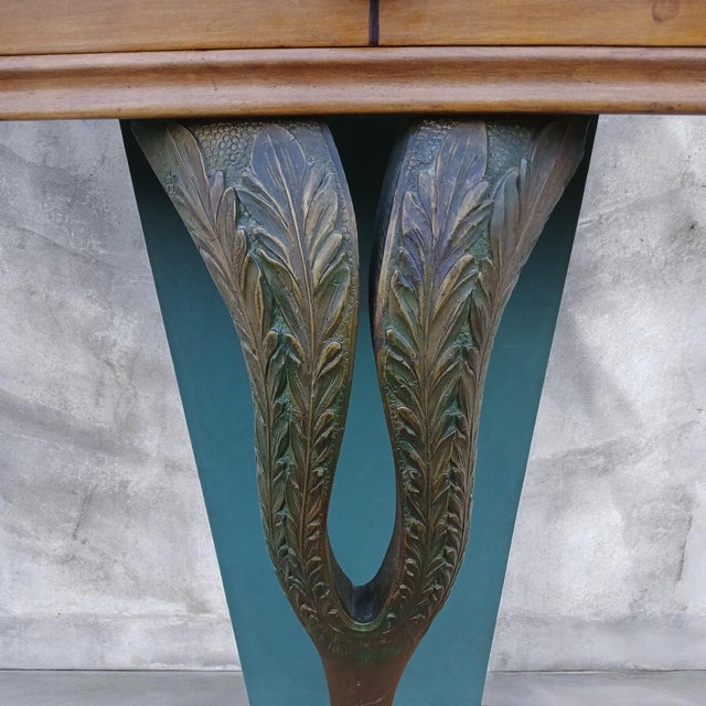 Mid-Century Modern Vintage Console Table, 1950s For Sale - Image 3 of 6