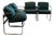 Vintage Chrome Lounge Chairs Set of Four For Sale