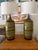Bitossi 1950s Bitossi Large Vintage Green Textured Lamps Pair For Sale - Image 4 of 9