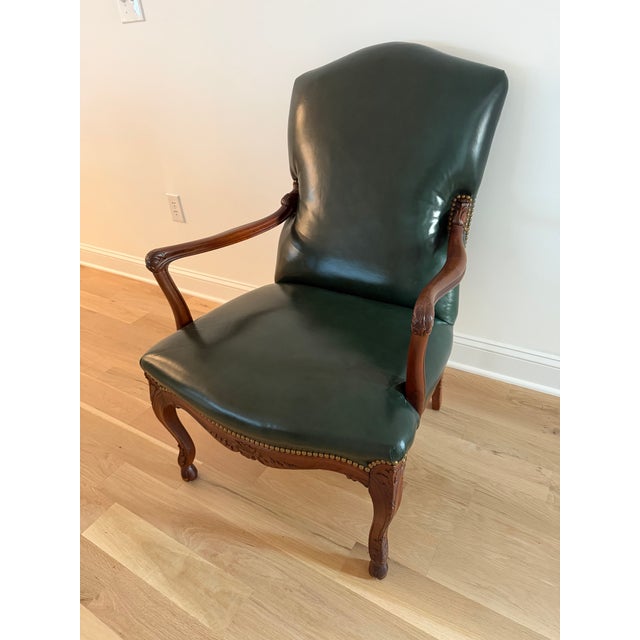 Mid 19th Century High-Quality Mahogany Louis XV Rococo Revival Single Upholstered Chair For Sale In Charleston - Image 6 of 15