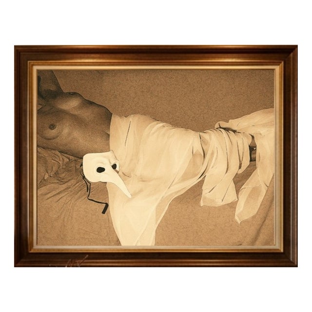 Vincenzo Marega, Composition 12, Nude, 2026, Giclee Print on Canvas For Sale