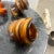 Plastic 1950’s Amber Lucite Spiral Napkin Rings - a Set of 4 For Sale - Image 7 of 9