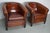 Vintage Dutch Cognac Leather Club Chairs, 1970s, Set of 2 For Sale - Image 14 of 18