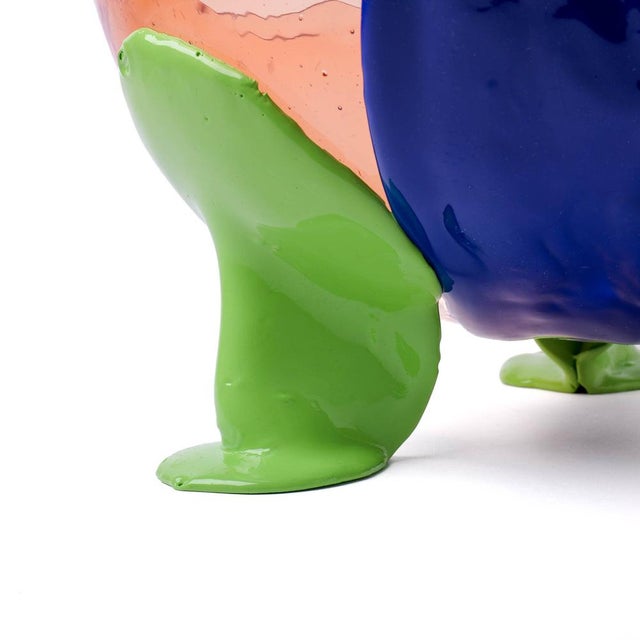 Pink Collina Vase in Clear Light by Gaetano Pesce for Fish Design For Sale - Image 8 of 10