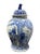Ceramic Vintage Chinoiserie Large Blue and White Porcelain Ginger Jar 23" H For Sale - Image 7 of 8