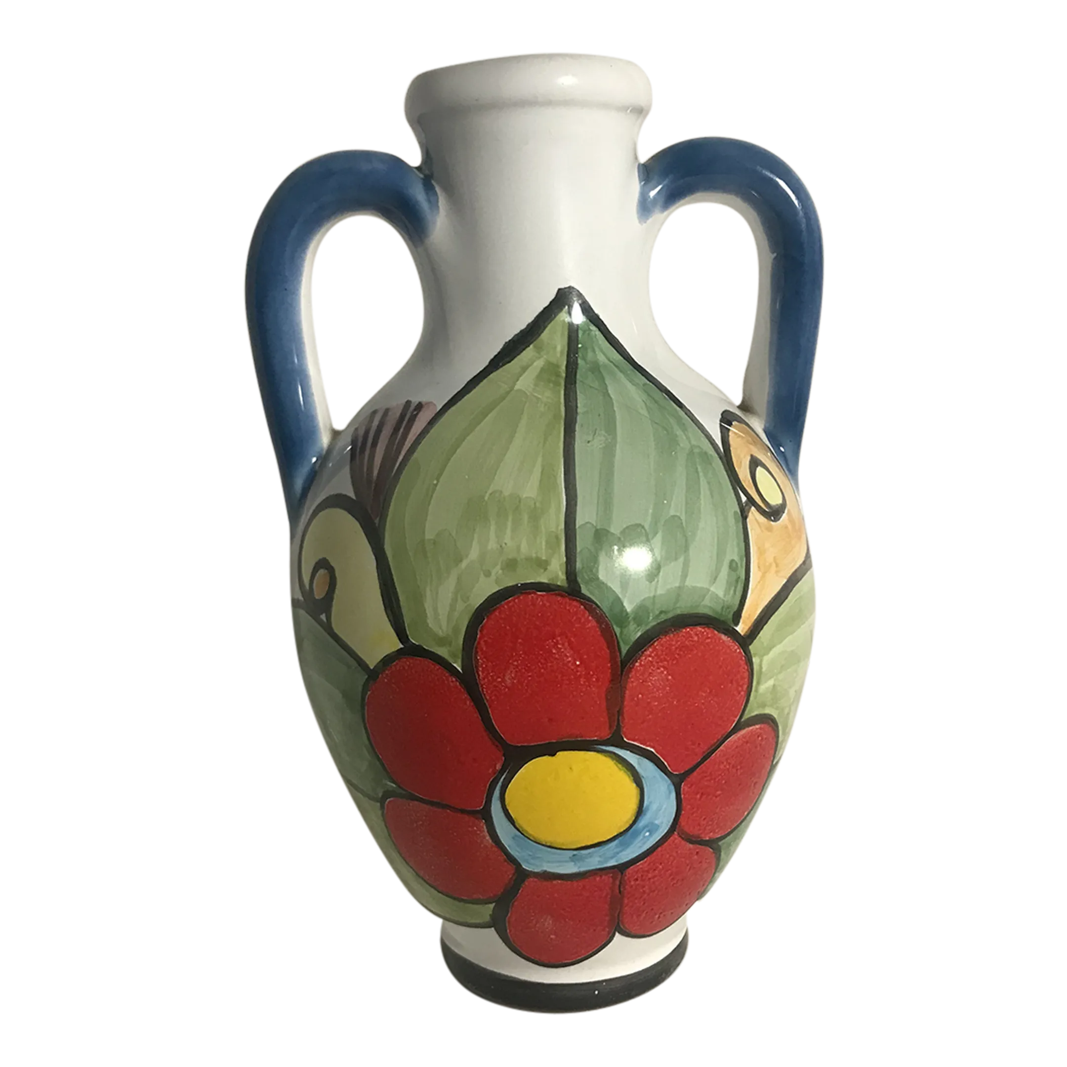 Mid-Century Nino Parrucca Palermo Sicily Art Pottery Signed