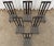 Bauhaus Set of Six Mackintosh Style High Back Ebonized Dining Chairs For Sale - Image 3 of 13