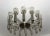Vintage Metal Chandelier by Scolari, 1970s For Sale - Image 6 of 12