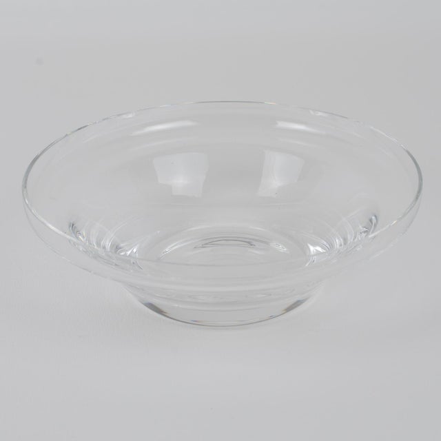 1960s Ercuis, Paris Crystal and Silver Plate Caviar Bowl Dish Server, circa 1960 For Sale - Image 5 of 15