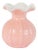 Ribbed Ruffle Rim Vase (Set of 2) For Sale