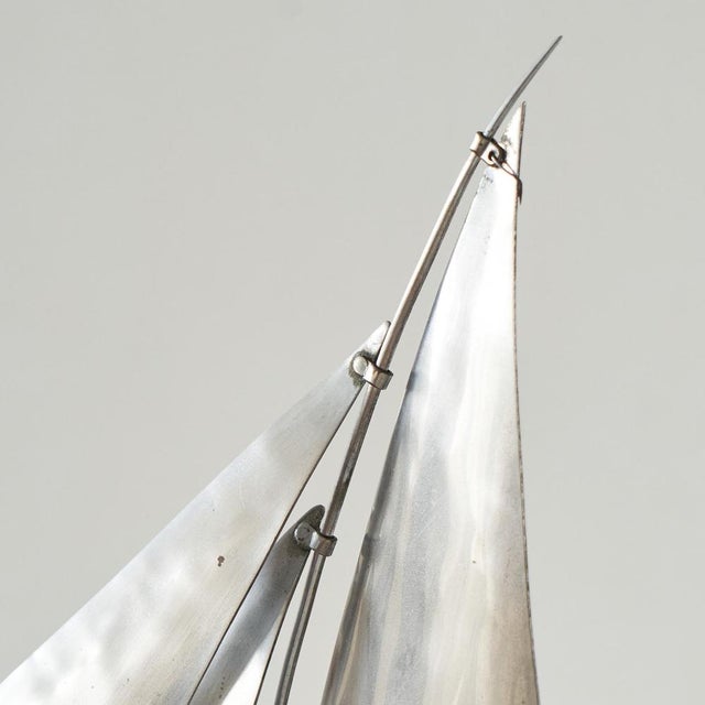 Art Deco Miniature Dragon Sailing Boat, 1950s For Sale - Image 3 of 11