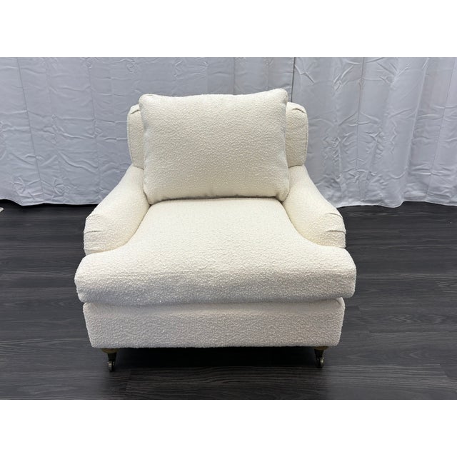 Rh English Classic Roll Arm Chair For Sale - Image 13 of 18