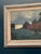 Original Swedish Oil on Canvas – “Red Barn” by Arne Aspelin – Signed – Vintage & Framed – 70 × 50 cm (27.6" × 19.7") incl....