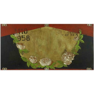 Marisa Busanel, Abstract, 1971, Oil Painting on Board For Sale