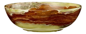 Brown & Green Marble Bowl