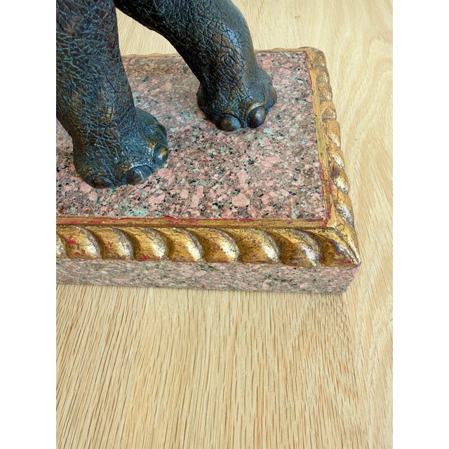 Late 20th Century Theodore Alexander Hand-Made Bronze Elephant ...
