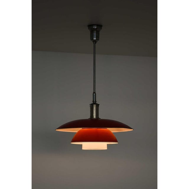 PH-5 Pendant Lamp in Chrome, Lacquer and Metal attributed to Poul Henningsen, 1920s For Sale - Image 9 of 11