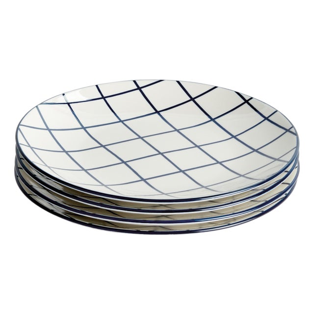 Stria 8.5" Plates, Set Of 4 For Sale