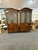 1950s Pair of Kindel "Beauclair" French Louis XV Style Walnut Chifferobes With Silk Panels For Sale - Image 17 of 18