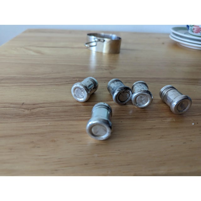 Vintage Silver Spice/Salt Shakers -6 Pieces For Sale In San Diego - Image 6 of 8