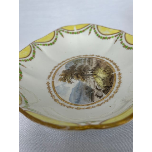 Early 19th Century Pinxton Derby Oval Porcelain Dishes With Scenes of ...