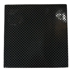 Black Checkered Lacquer Box