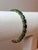 Modern 27 Carat Natural Emerald Tennis Bracelet, 14 Karat Yellow Gold, 16gm, 7 Inch For Sale - Image 3 of 8